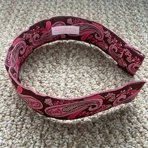 Lynzbrook Paisley Ribbon Headband - Pink/Brown